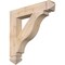 Ekena Millwork Funston Arts & Crafts Smooth Bracket, Douglas Fir, 3 1/2"W x 22"D x 22"H BKT04X22X22FST03SDF - alternate 1